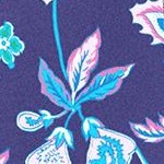 navy multi floral