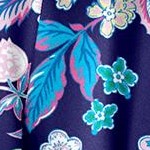 navy multi floral