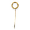Black Bow Jewelry 14k Yellow Gold Medium Holy Communion Charm, 16mm (5/8 inch) - 2 of 4