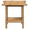 vidaXL Coffee Table 17.7"x17.7"x17.7" Bamboo - 3 of 4