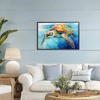 Stupell Industries Graceful Swimmer Tortoise Framed Giclee Art, Black, 30" x 20" - 3 of 4