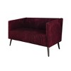 ChaletPosh Velvet Love Seat - 4 of 4