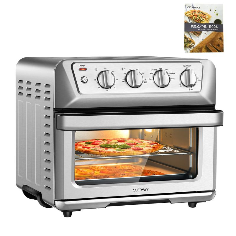 Costway 21.5QT Air Fryer Toaster Oven 1800W Countertop Convection Oven w/ Recipe, 1 of 11