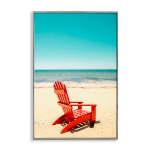Stupell Industries Place For Dreams Beach Framed Giclee Art - 1 of 4