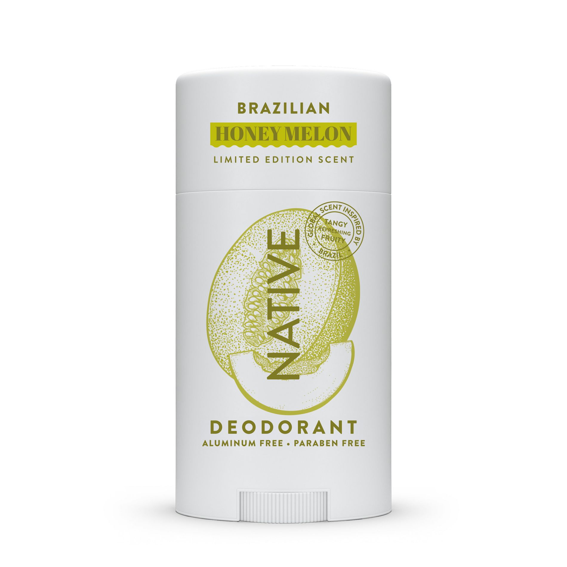 Native Limited Edition Aluminum-Free and Residue-Free Global Flavors Deodorant - Honey Melon - 2.65 fl oz
