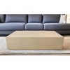 HomeRoots 66" Natural Solid Wood Distressed Coffee Table - 2 of 4