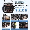 Luupatchy Clear Tote Bag - 12x12x6, Durable PVC with Organized Pockets, Versatile for Events, Beach & Shopping, Semi-Black - 3 of 4