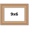 PosterPalooza | Photo Size Weathered Yellow Picture Frame - UV Acrylic, Foam Board Backing, Hanging Hardware - 2 of 4