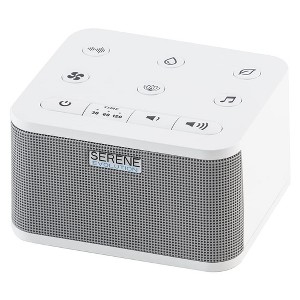 Serene Evolution 30 Sound Portable Noise Machine for Sleeping Adults, White - 1 of 2