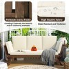 Adjustable Patio Daybed with Convertible Chaise Lounge, Acacia Wood, for Small Outdoor Spaces - 4 of 4