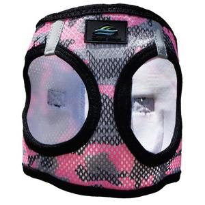 Doggie Design American River Dog Harness Camouflage Collection-Pink - 1 of 4