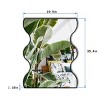 30"X35"Wall Wavy Mirror,Novelty Mirror With Wavy Sides Metal Frame,Bathroom Vanity Mirror,Bedroom Mirror For Wall -The Pop Home - 4 of 4