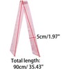 Allegra K Women Skinny Scarf Plain Solid Color Pure Long Scarves Neckerchief 1 Pc - 2 of 4