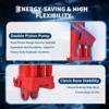TROPOW 8 Ton Hydraulic Long Ram Jack-11760LBS Engine Hoist Cylinder with Single Piston Pump & Clevis Base, Long Ram Hydraulic Bottle Jack - 4 of 4
