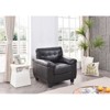 Glory Furniture Gallant Faux Leather Chair in Black - 2 of 4