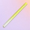 Unique Bargains Ruler Square Ruler 15cm +/-5% Accuracy Acrylic Gradient 5.91"x0.39"x0.39" 1 Pcs - 2 of 4