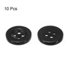 Unique Bargains Resin Craft DIY Round Flat 4-Hole Replacement Sewing Buttons 10 Pcs - 3 of 4