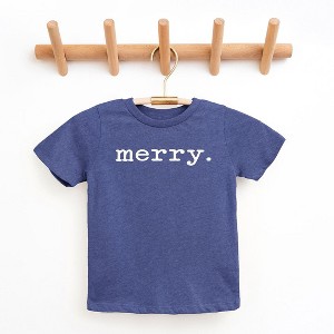 The Juniper Shop Merry Puff Print Toddler Short Sleeve Tee - 1 of 3