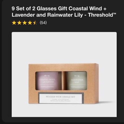 Set Of 2 4.5oz Woodwick Candles Gift Whiskey + Oak & Leather + Embers -  Threshold™ : Target