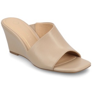 Journee Women's Clementine Wedge Sandals - 1 of 4