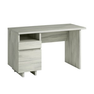 Vynxaria White Finish Corner Desk 52.01"L x23.47"W x30"H, 1" Thick Desktop, Smooth-Glide Drawers (File + Storage), Easy Assembly - 1 of 4