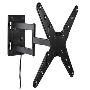 Mount-It! Lockable RV TV Wall Mount for 42 - 55 Inch Televisions | Locking Detachable Full Motion Bracket for Travel Trailers, RVs & Campers | 77 Lbs.