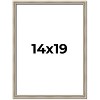 PosterPalooza | Classic Modern Silver Picture Frame - UV Acrylic, Foam Board Backing, Hanging Hardware - 2 of 4