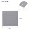 Unique Bargains Silicone Heat Resistant Non-Slip Flexible Trivet Mat 4 Pcs - 2 of 4