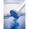 Ridstar Toilet Brush Cleaning Set with 1 Cleaning Rod, 1 Storage Rack & 12 Replacement Brush Heads-White - 4 of 4