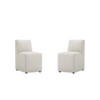 Set of 2 Anna Modern Square Faux Leather Dining Chairs - Manhattan Comfort - 2 of 4