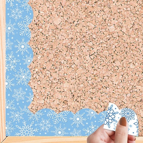 Big Dot of Happiness Winter Snowflakes - Scalloped Classroom Decor - Bulletin Board Borders - 51 Feet - image 1 of 4