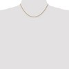 Black Bow Jewelry 1.4mm, 14k Yellow Gold, Singapore Chain Necklace - 2 of 4
