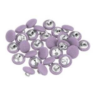 Unique Bargains Suit Dress Blouse Aluminum Fabric Cloth Covered Sewing Buttons 30 Pcs - 1 of 4