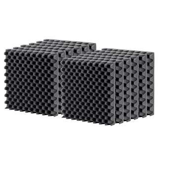 Monoprice Studio Egg Crate Acoustic Foam Panels (12-pack) 1in x 12in x 12in Fire-Retardant, Easy To Install - Stage Right Series