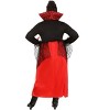 HalloweenCostumes.com 2X Women Women's Plus Size Regal Vampire Costume | Vampire Costumes, Black/Red - 2 of 4