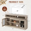 GALAXHERO Farmhouse TV Stand for 65 Inch TV with LED Lights, Rustic Entertainment Center with Storage Cabinets for Living Room or Bedroom - 3 of 4