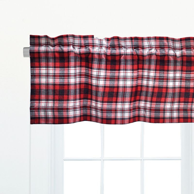 C&F Home Fireside Plaid Red Valance Collection, 2 of 5