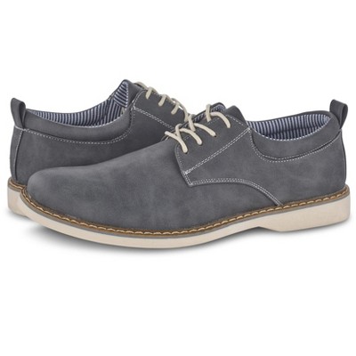 Members Only Men's Plain Toe Oxford Shoes-9-charcoal : Target