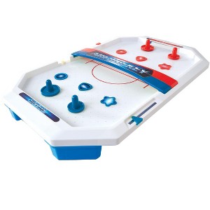Game Zone Electronic Table-Top Air Hockey - Fast-Paced Sports Fun in an Easily Portable Battery-Operated Rink for Ages 5 and Up - 1 of 4