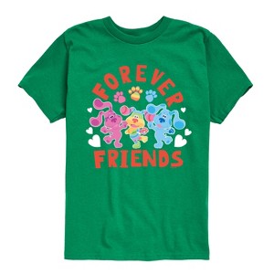 Boys' - Blue's Clues & You! - Magenta & Blue Short Sleeve Graphic T-Shirt - 1 of 4