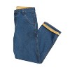 Smith's Workwear Men's Relaxed Fit Stretch Carpenter Utility Jean | Light Vintage Washed - image 2 of 4