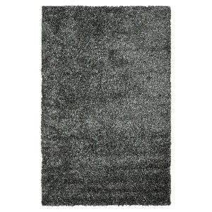 Charcoal Solid Tufted Area Rug - (6