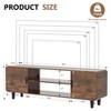 HDZNVF Entertainment Center with Storage Cabinets TV Stand for 55 Inch TV - 3 of 4