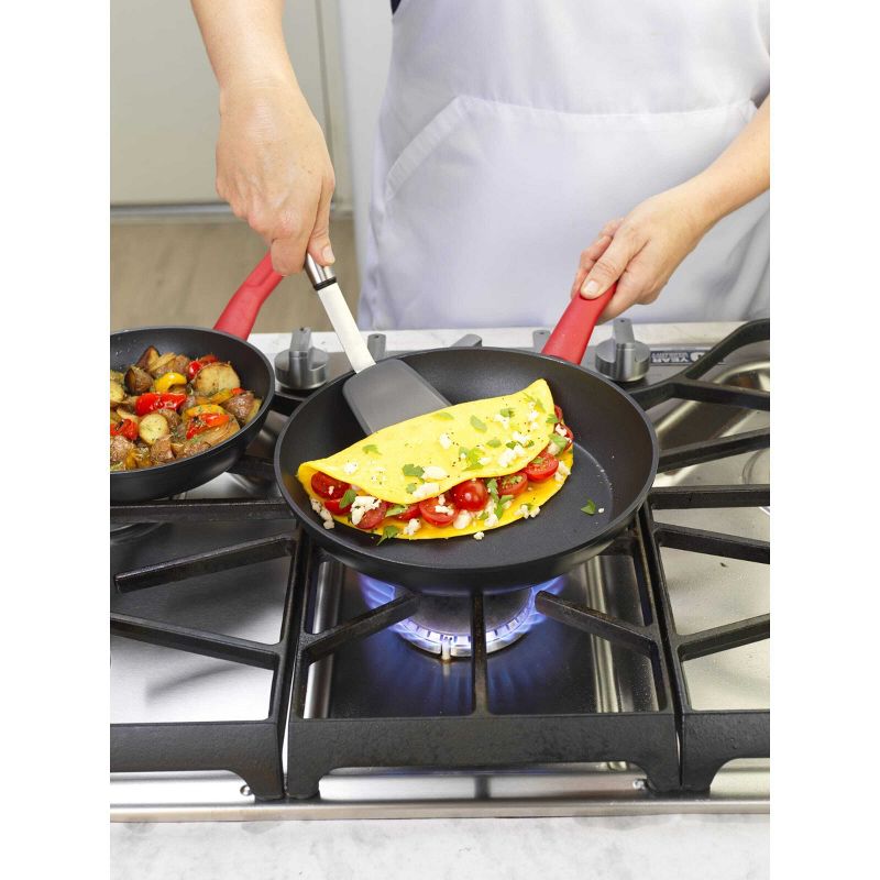 GoodCook ProEase Nonstick 8&#34; and 10&#34; 2pk Saute Pan Set Red, 6 of 10