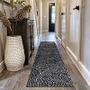 World Rug Gallery Circles Arch  Shag Rug – Durable & Soft for High-Traffic Areas – Anthracite Dark Gray – Kid Friendly - 2 of 4