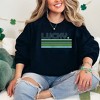 Simply Sage Market Women's Graphic Sweatshirt Retro Lucky Stripes - 2 of 3