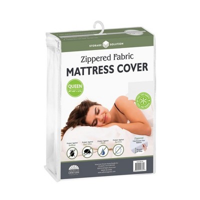 Queen White Waterproof Bed Bug Proof Mattress Encasement