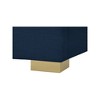 Meridian Furniture,Crosby Linen Textured Fabric Bed - 4 of 4