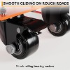4Pcs Heavy Duty Car Mover Wheel Dolly for Home Garage & Auto Shop, 2000 LB Capacity, Carbon Steel Vehicle Dolly with 360° Swivel Casters, Orange - 4 of 4