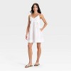 Women's Seersucker Mini Dress - A New Day™ - 3 of 3